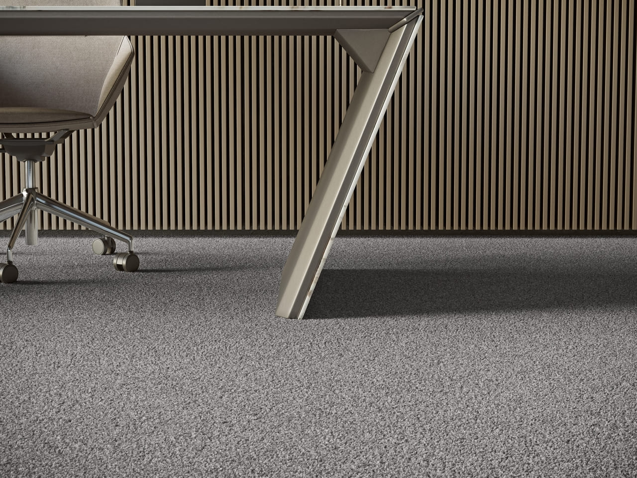 Ковровая плитка Bonkeel Pandora Grey 500×500×10 фото в интерьере